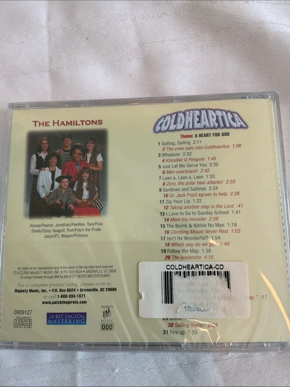 ColdHeartica Video Game Soundtrack CD - Blue/Cyan Artwork